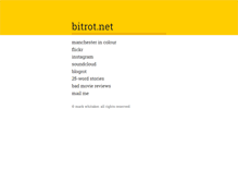 Tablet Screenshot of bitrot.net